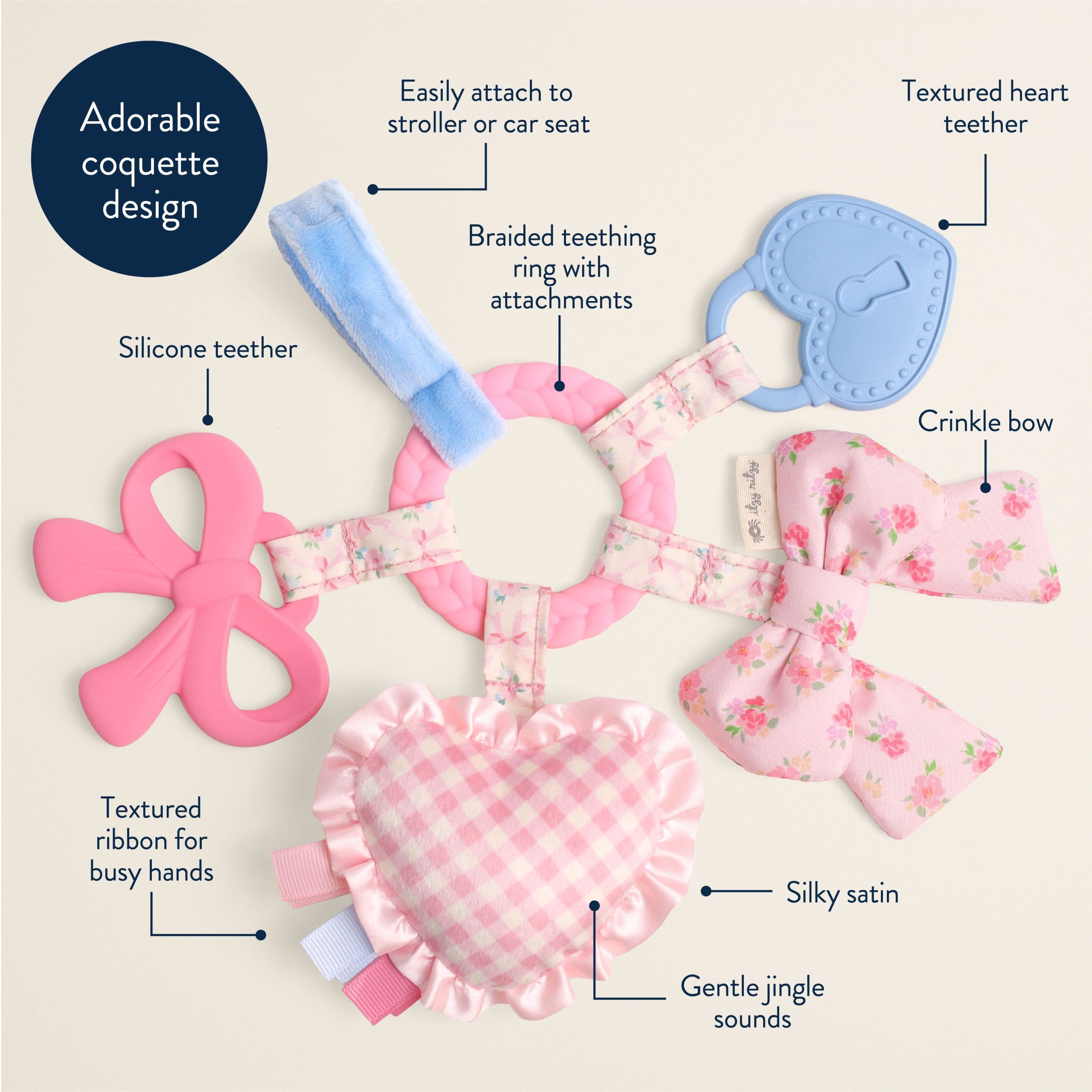 Bitzy Busy RingTM Teething Activity Toy - Image 7