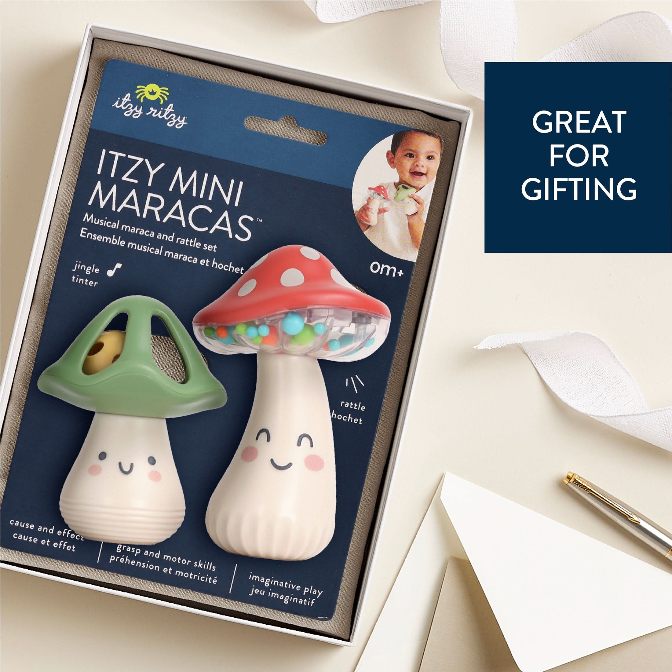 Itzy Mini MaracasTM Musical Rattle Set - Image 6